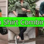 green shirt combination